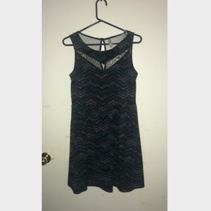 Patterned Mini Dress